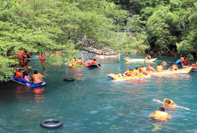 Zipline to Dark Cave in Phong Nha Ke Bang Full Day